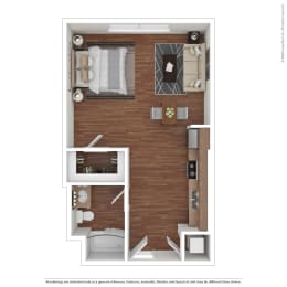 Studio Apartment Metro Gateway 3411 Grande Vista Pkwy  Riverside, CA 92503