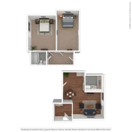 Floor Plan  2 Bedroom