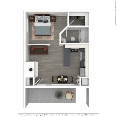 Floor Plan  480 sqft-   S1