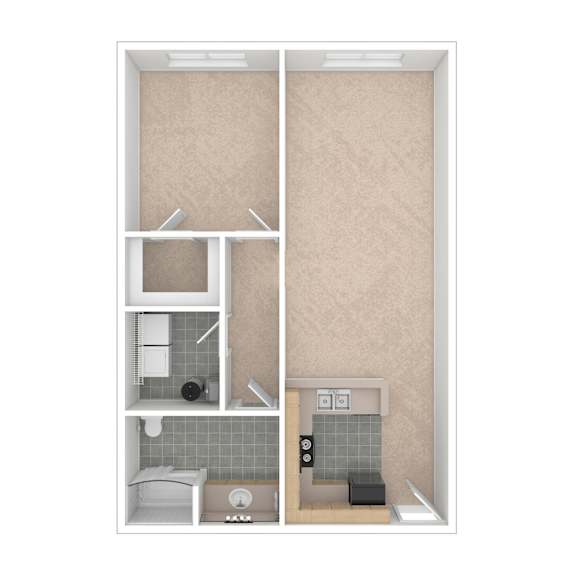 A bathroom with a toilet, sink, and shelves.