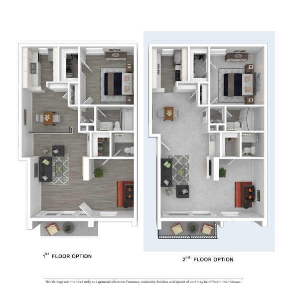 Floor Plan E  at Mediterranean Village Costa Mesa, Costa Mesa, CA, 92626