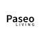 A brown background with the words "Paseo Living" in white.