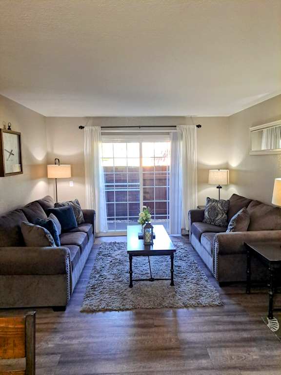 Spacious Living Room at Raintree Apartments, Highland, CA 92346