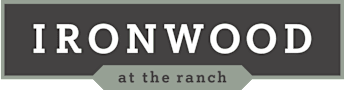 A sign that says Ironwood at the ranch.