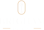 A logo for Brigham Apartments features a stylized key above the letter B.