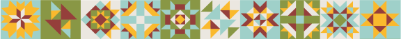 a group of different colored triangles on a white background