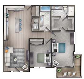  Floor Plan B7