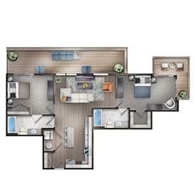  Floor Plan B3