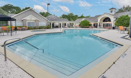 Sparkling Blue Pool at Palm Crossing Apartments in Winter Garden, FL