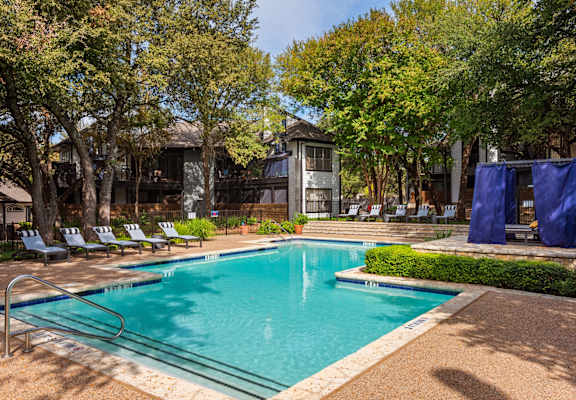 our apartments showcase a swimming pool