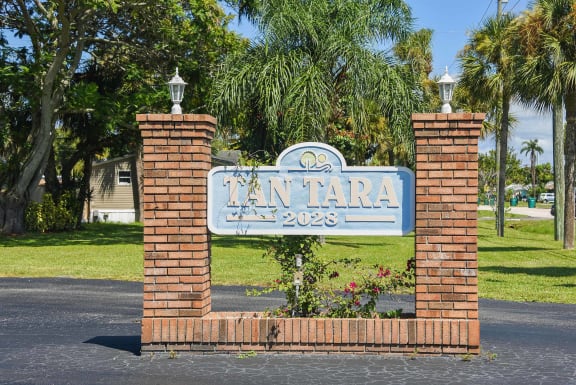 Community Sign at Tan Tara