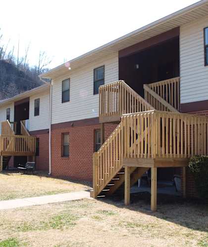 the outside of our apartment building