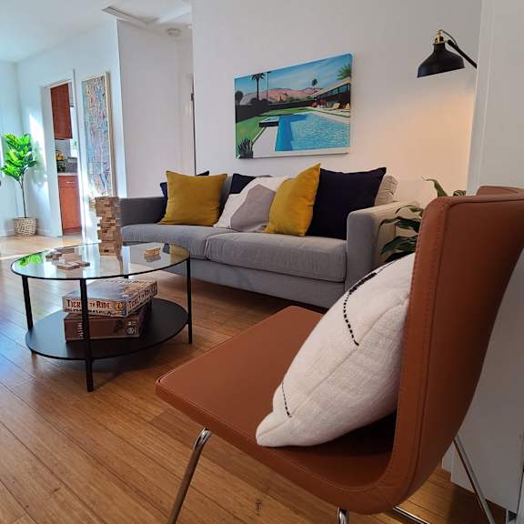 Furnished Living Room Interior