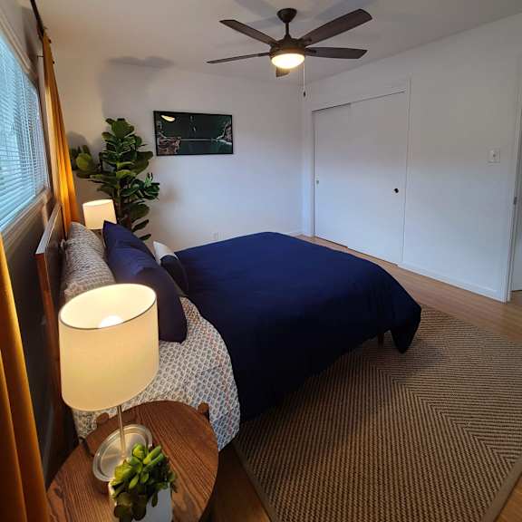 Furnished bedroom