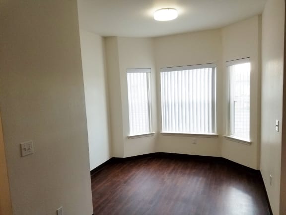 Image of living space with large windows
