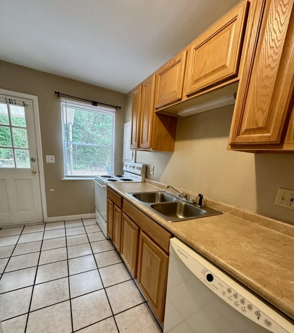 the kitchen is clean and ready for us to use