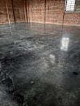 A dirty wall with a window.