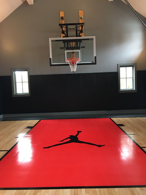 Indoor basket ball court