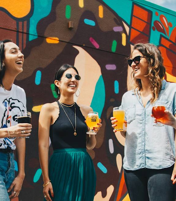 Group of women laughing at The View on 20th, Ogden, 84401