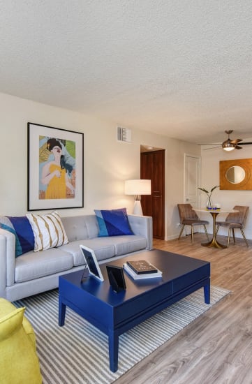 Living Room at Canyon Terrace Apartments, California, 95630