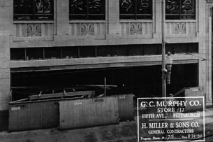 a building with windows and a sign in front of it at Market Square Place, Pittsburgh, PA, 15222