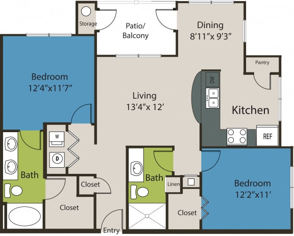 two bedroom apartments in san antonio texas