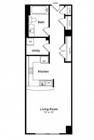 Hudson-Four Star Floorplan Hudson-Four Star Floorplan at The Manhattan Tower and Lofts