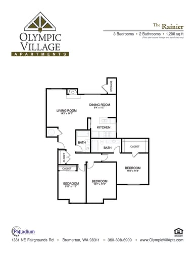 Floor Plan  Rainier