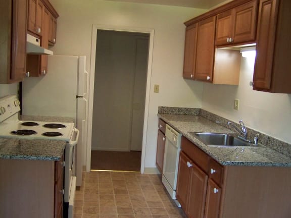 kitchen and hallway area