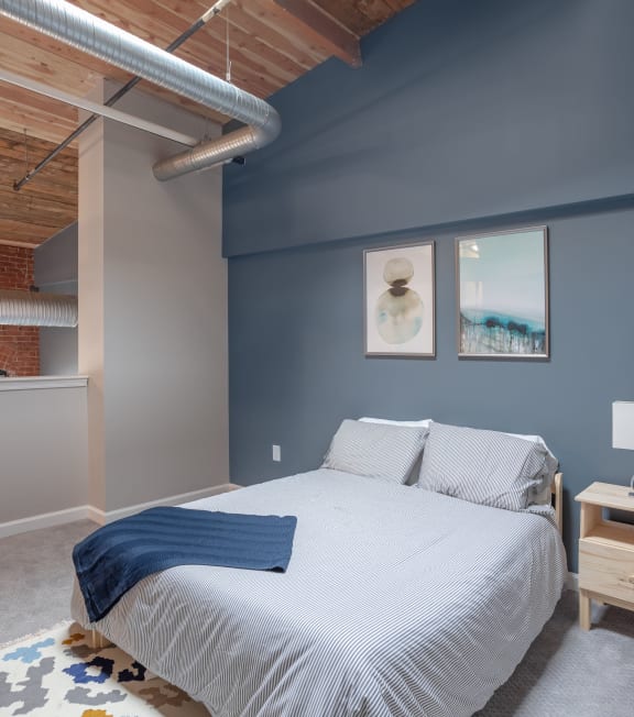 Bedroom Bedroom at Cherry Street Lofts in Bridgeport, CT, 06605