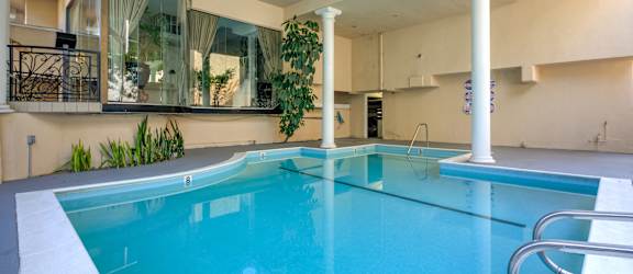 Apartment Building Pool in Los Angeles