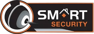 The image is a logo for a company named "Smart Security".