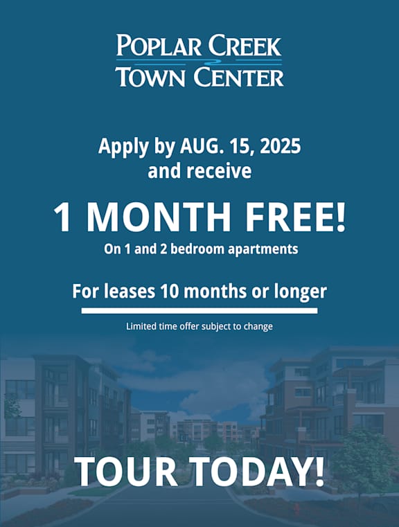 Social Lounge at Poplar Creek Apartments, Brookfield