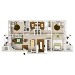 The Driftwood Floor Plan at Cape Landing, Myrtle Beach