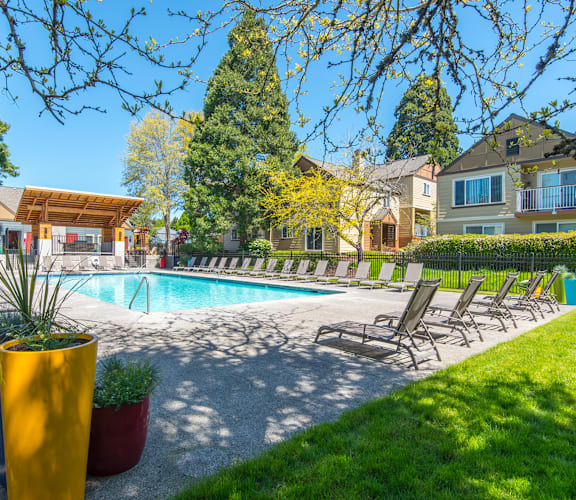take a dip in our resort style pool
