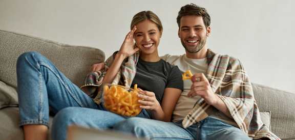 couple on couch