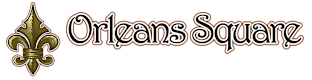 The image is a logo for a company named Orleans Square Apartment Homes.