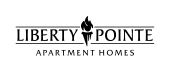 the logo for liberty pointe apartment homes