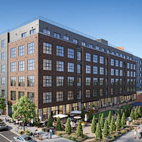 Exterior of Building at Twenty Fair Apartments, New Haven