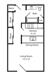 Carter Lake - Studio, at Lakeview Park, 510 Surfside Drive, NE 68528