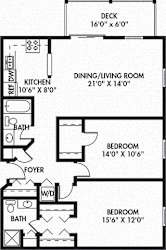 Floor Plan 2B