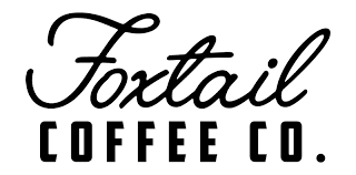 The image features the name "Foxtail Coffee Co." in a stylized font.