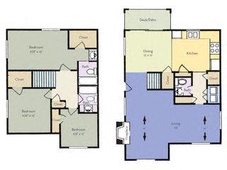3 bedroom 2.5 bathroom