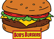 Thumbnail 1 of 4 - A cartoon image of a burger with the text