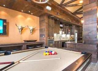 Billiards Table In Clubhouse at Aviator West 7th, Fort Worth, Texas