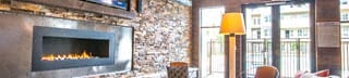Clubroom Interior at Aviator West 7th, Fort Worth