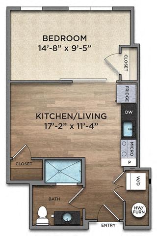Floor Plan  S11_2_FloorPlan at The Nicholas, Columbus, Ohio