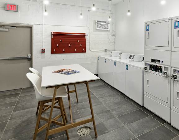 Quality Hill Towers laundry room