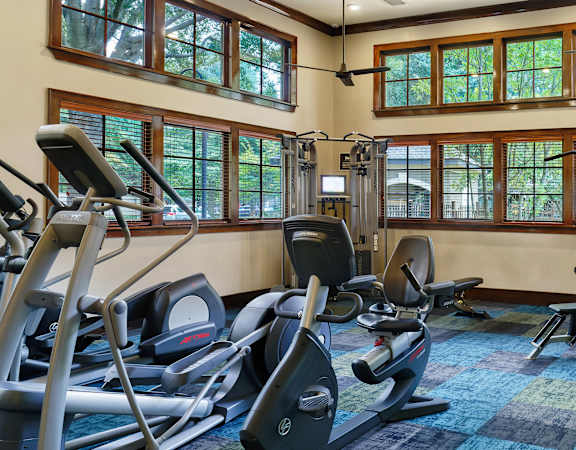 The Estates at River Pointe fitness center
