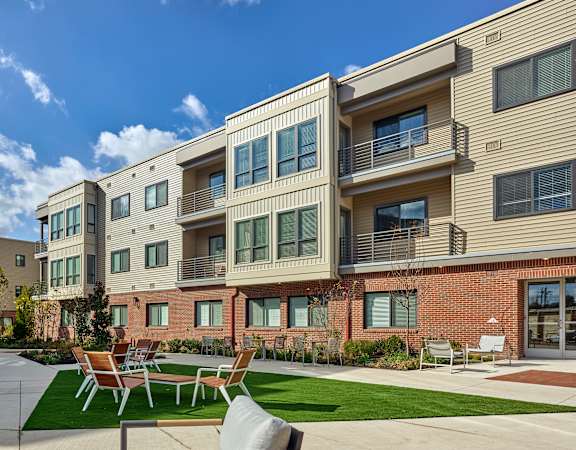 Lansdale Station Apartments balconies